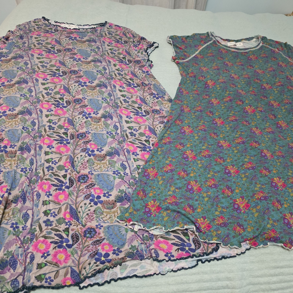 NATURAL LIFE Floral Mini Dresses - Multicolor